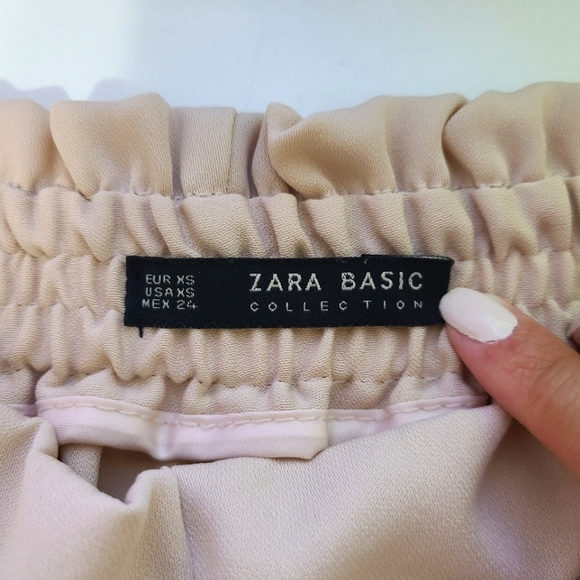 Zara Basic Collection High Waisted Cropped Culottes - Women's XS - Picture 5 of 6